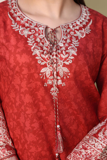 Embroidered Shirt Dupatta - 0376