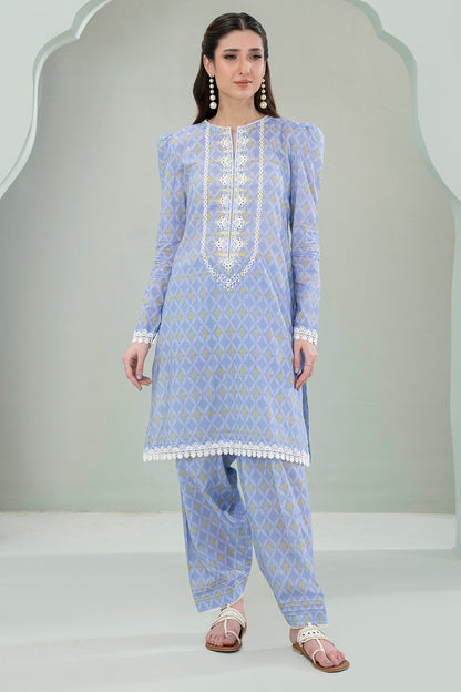 Embroidered Shirt Shalwar - 0417
