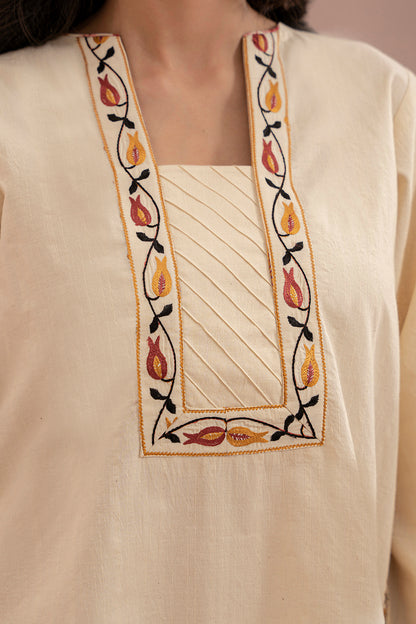 Embroidered Shirt Shalwar - 0418