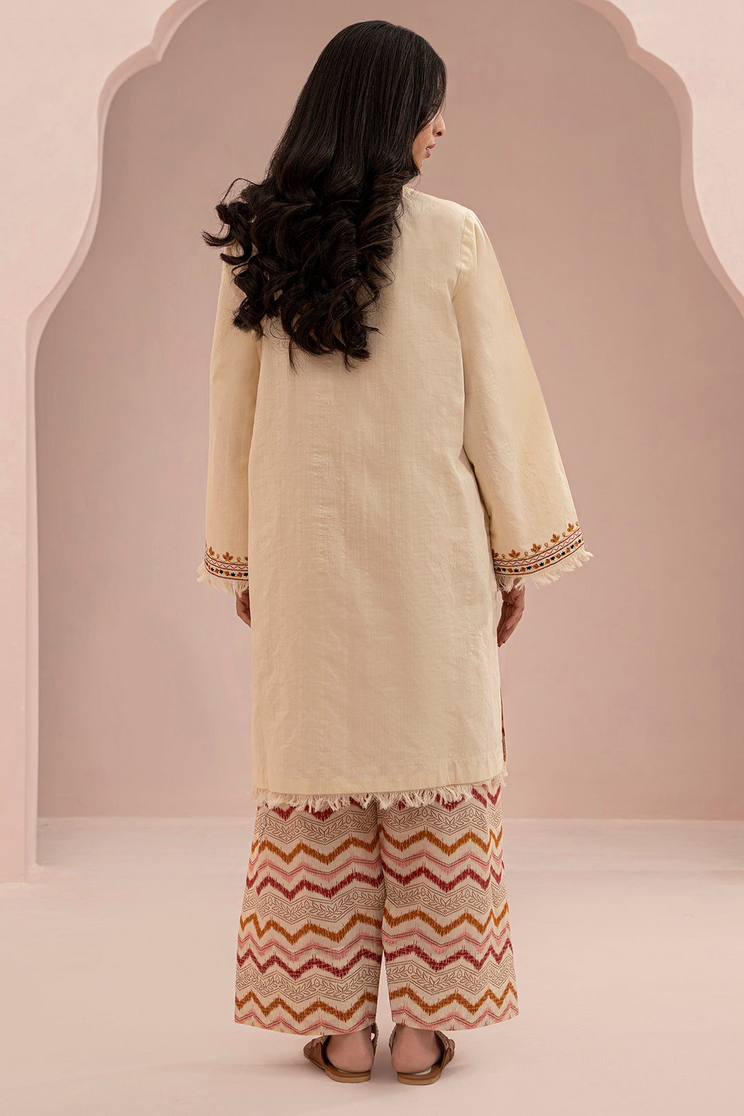 Embroidered Shirt Shalwar - 0418