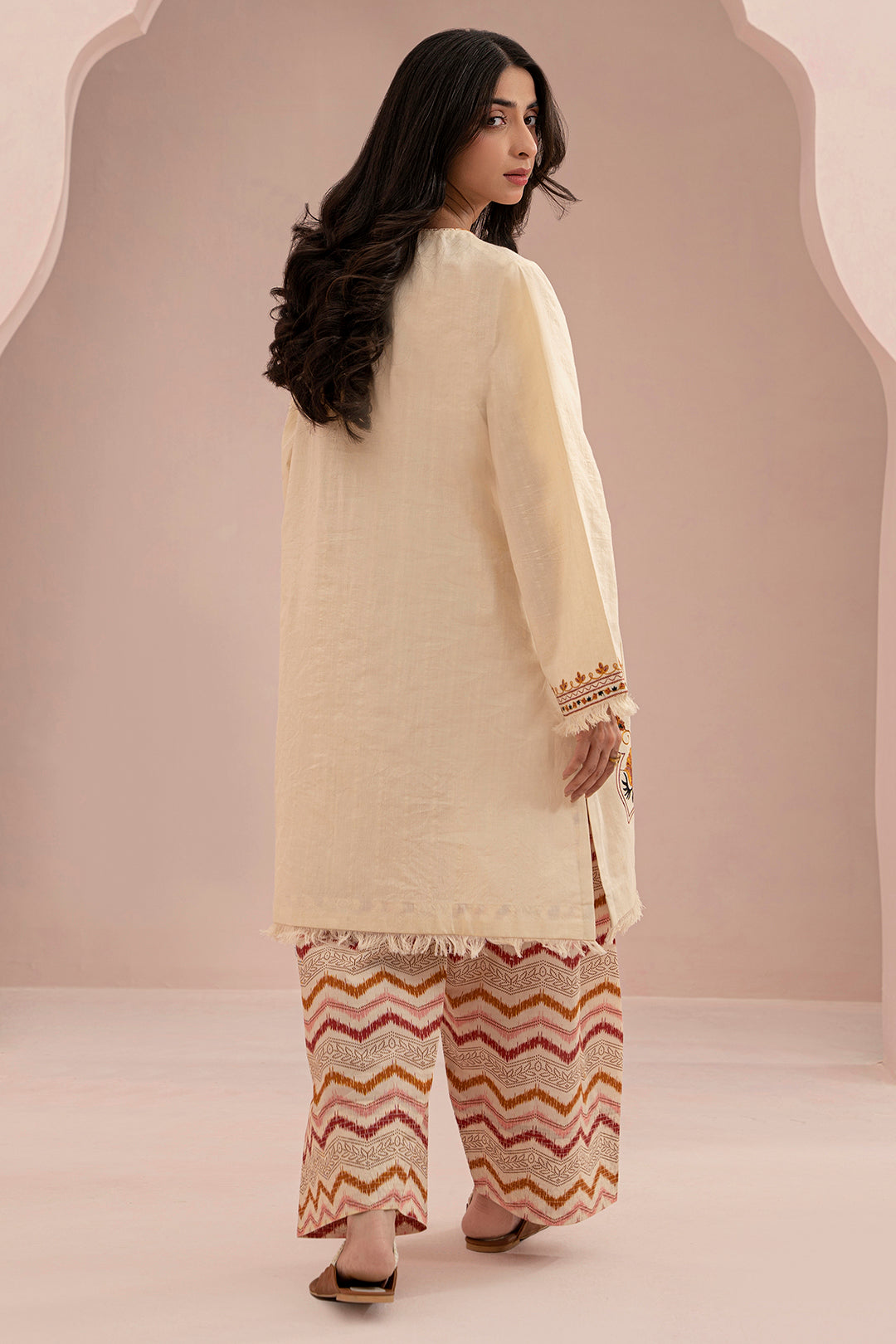 Embroidered Shirt Shalwar - 0418