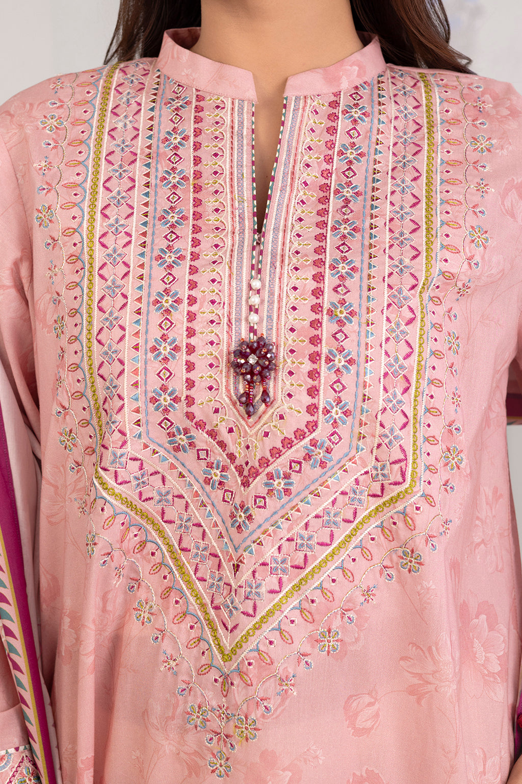Embroidered Shirt Dupatta - 0420