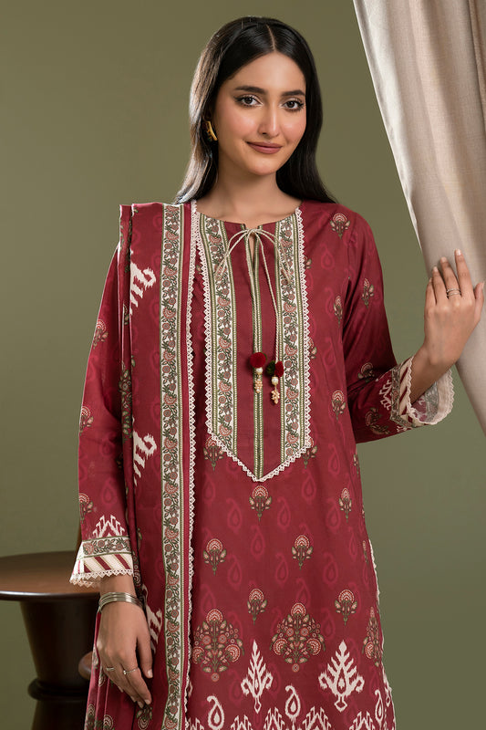 Embroidered Shirt Dupatta - 0421