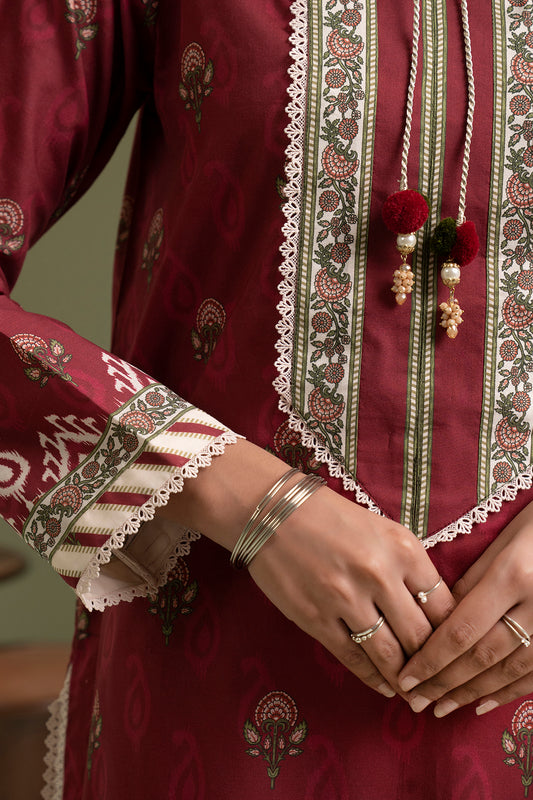 Embroidered Shirt Dupatta - 0421