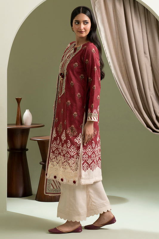 Embroidered Shirt Dupatta - 0421
