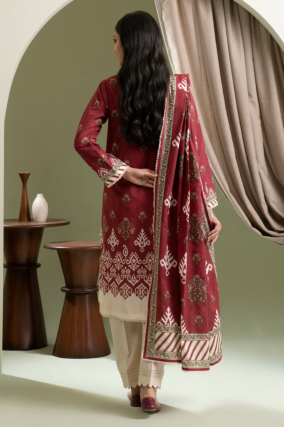 Embroidered Shirt Dupatta - 0421