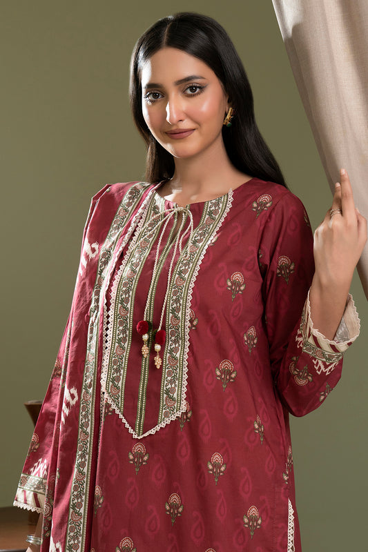 Embroidered Shirt Dupatta - 0421