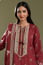 Embroidered Shirt Dupatta - 0421