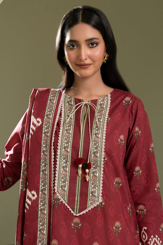 Embroidered Shirt Dupatta - 0421