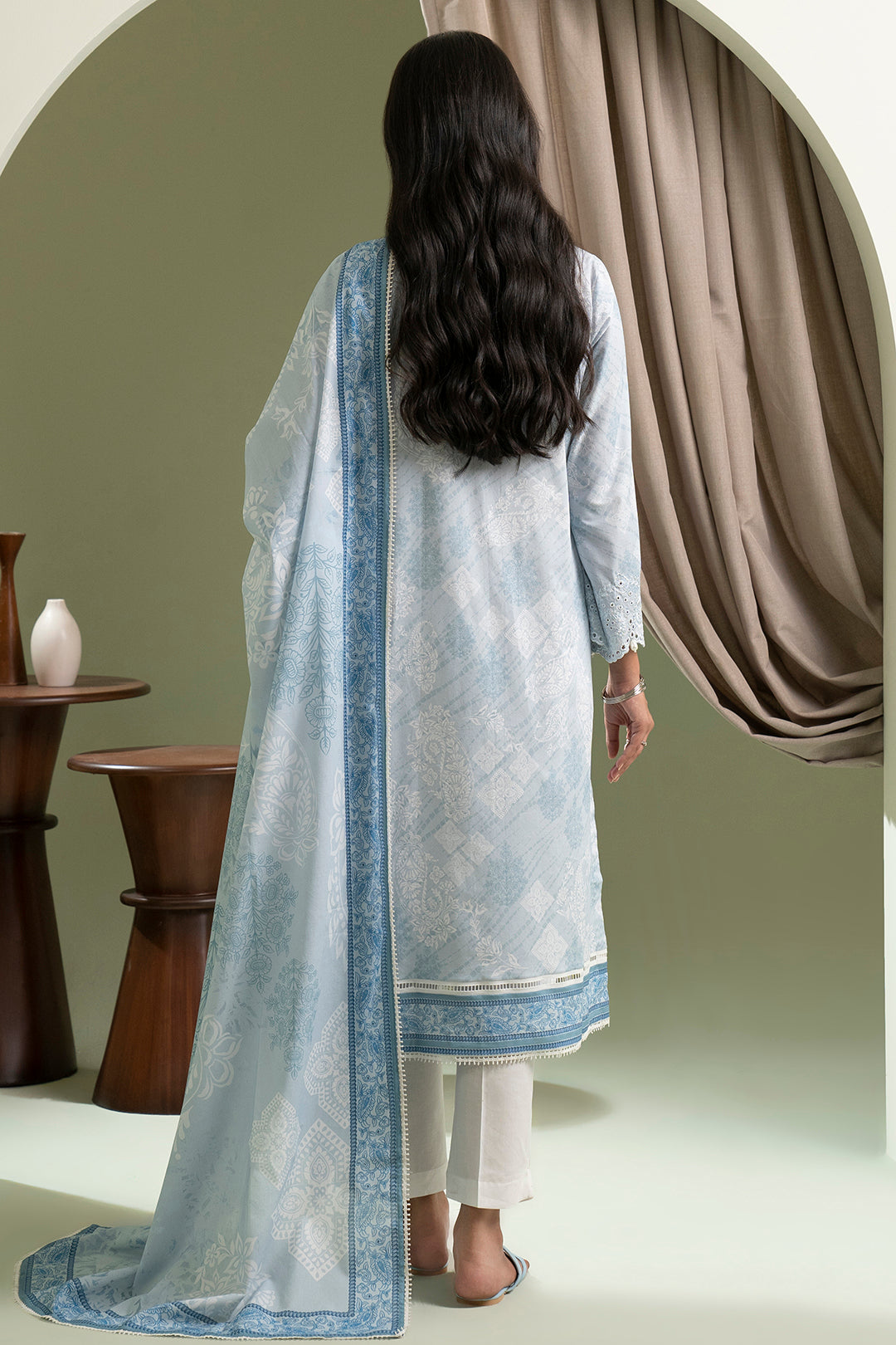 Embroidered Shirt Dupatta - 0422