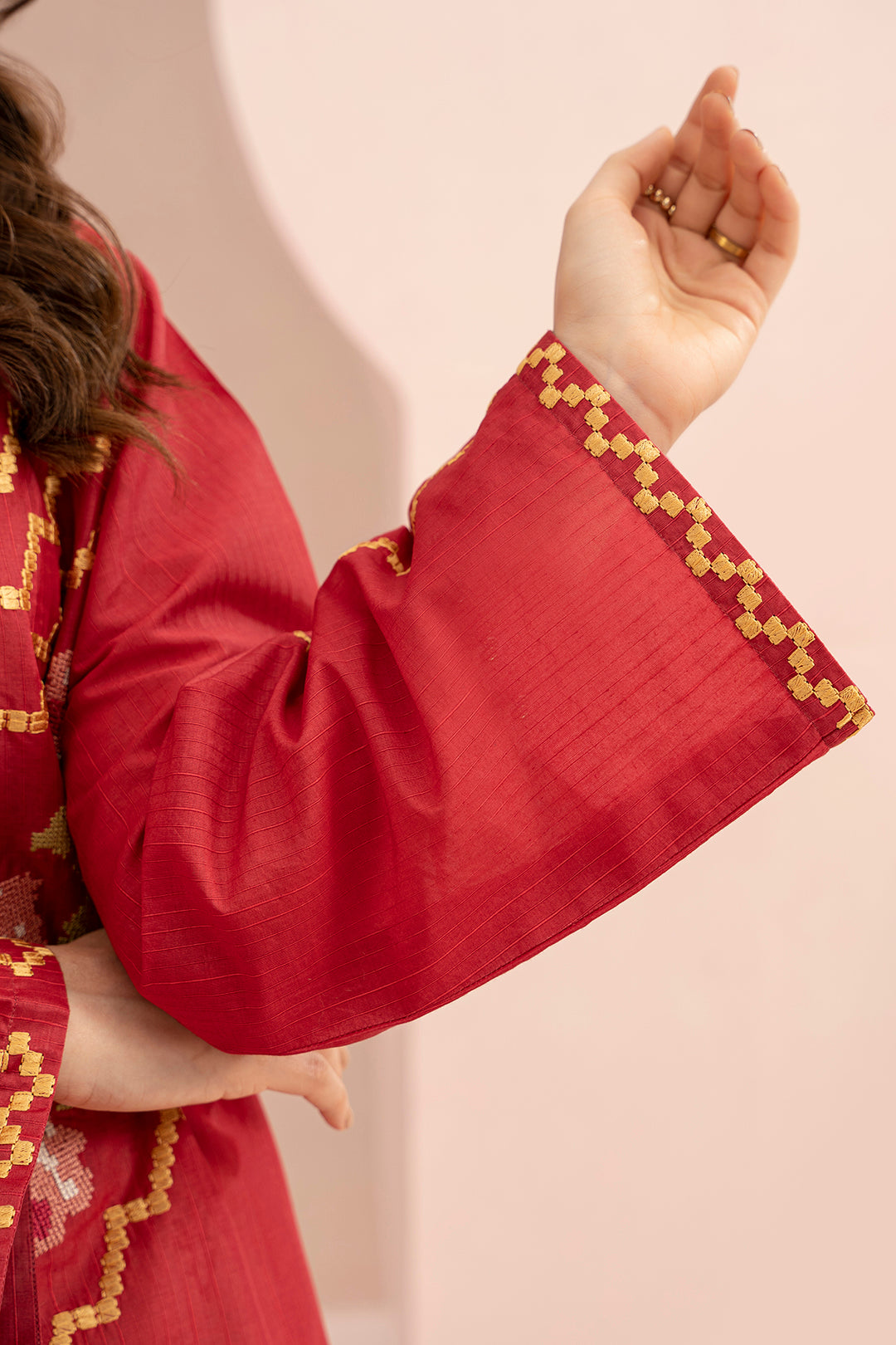Embroidered Shirt Shalwar - 0484