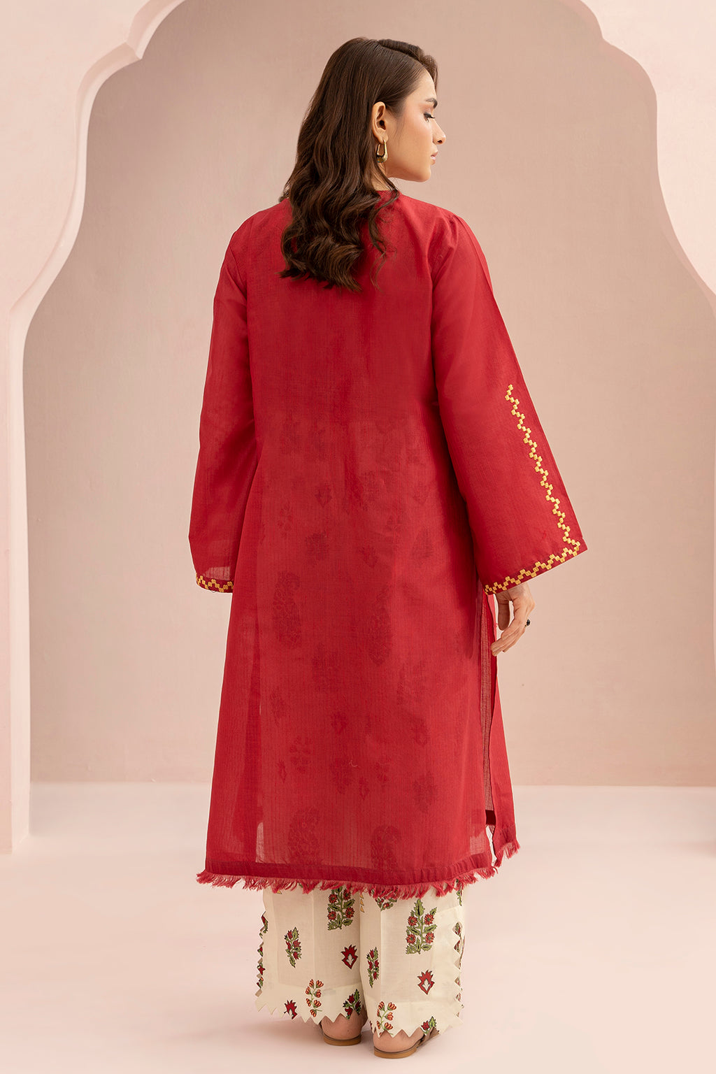 Embroidered Shirt Shalwar - 0484