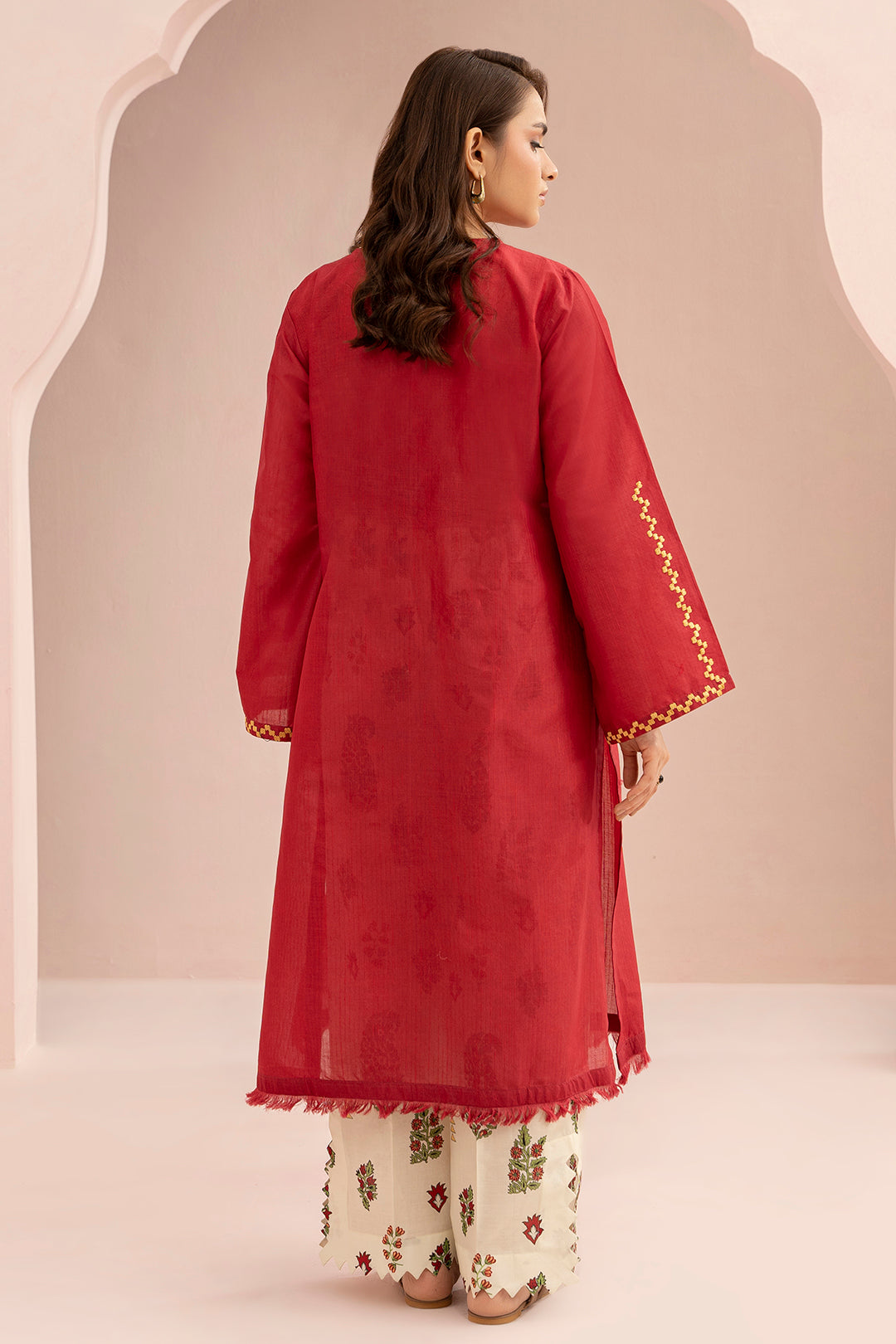 Embroidered Shirt Shalwar - 0484