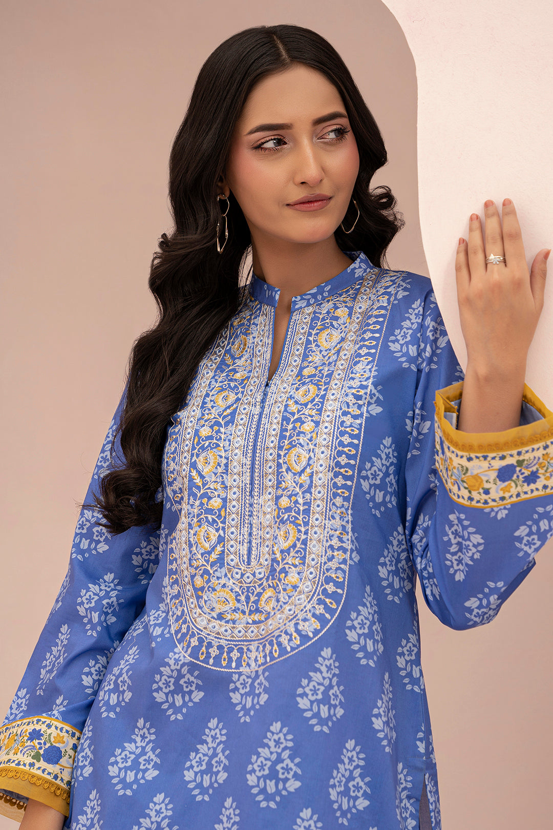 Embroidered Shirt Shalwar - 0485