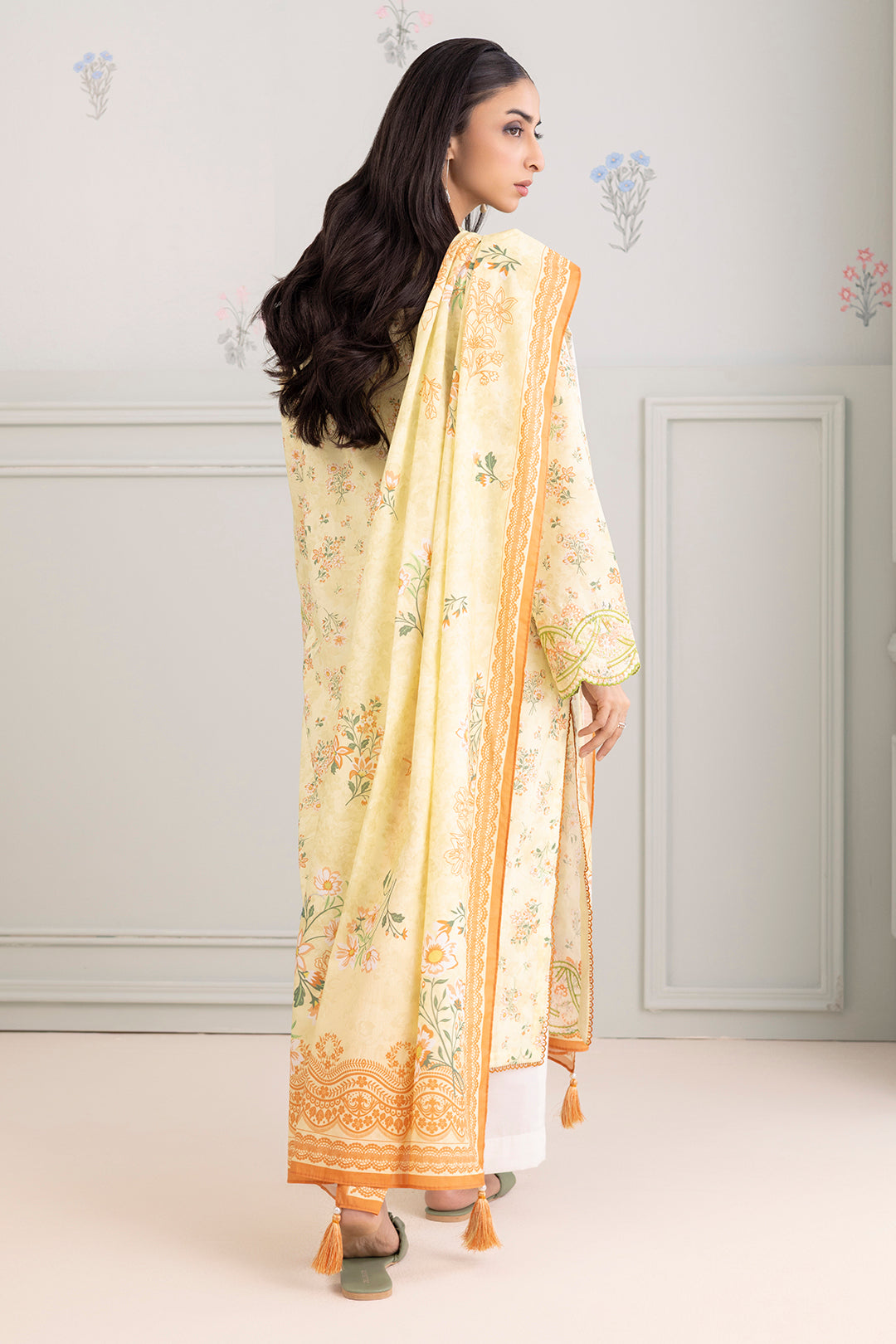 Embroidered Shirt Dupatta - 0486