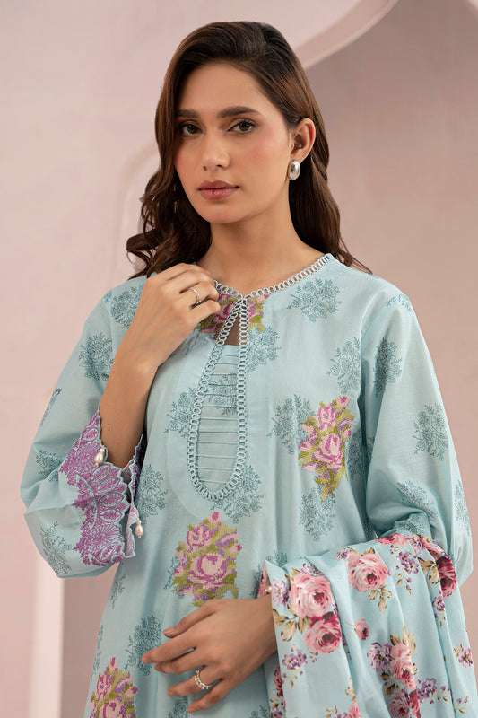 Embroidered Shirt Dupatta - 0488