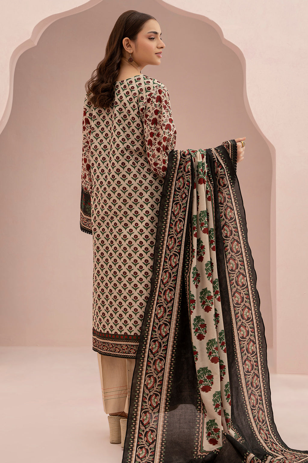 Embroidered Shirt Dupatta - 0489