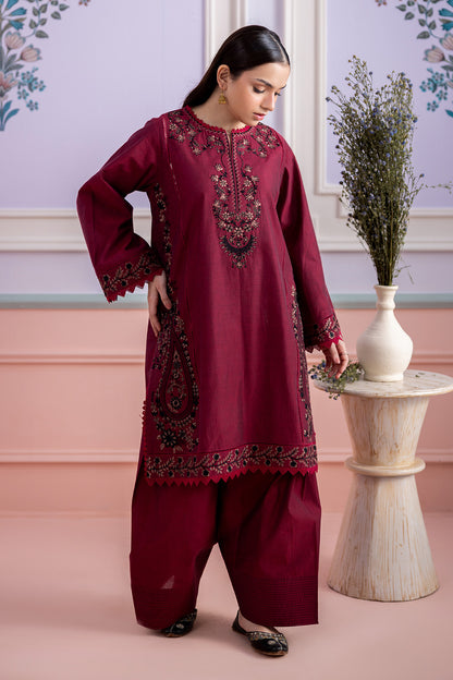 Embroidered Shirt Shalwar - 0528