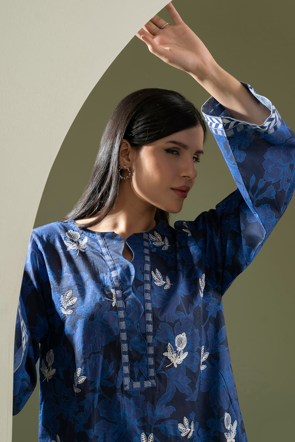 Embroidered Shirt Shalwar - 0550