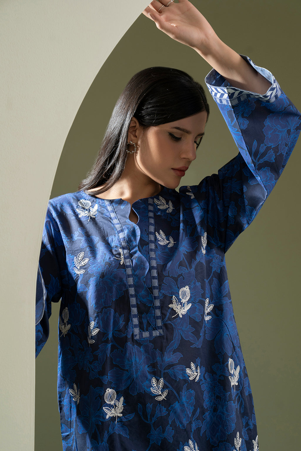 Embroidered Shirt Shalwar - 0550