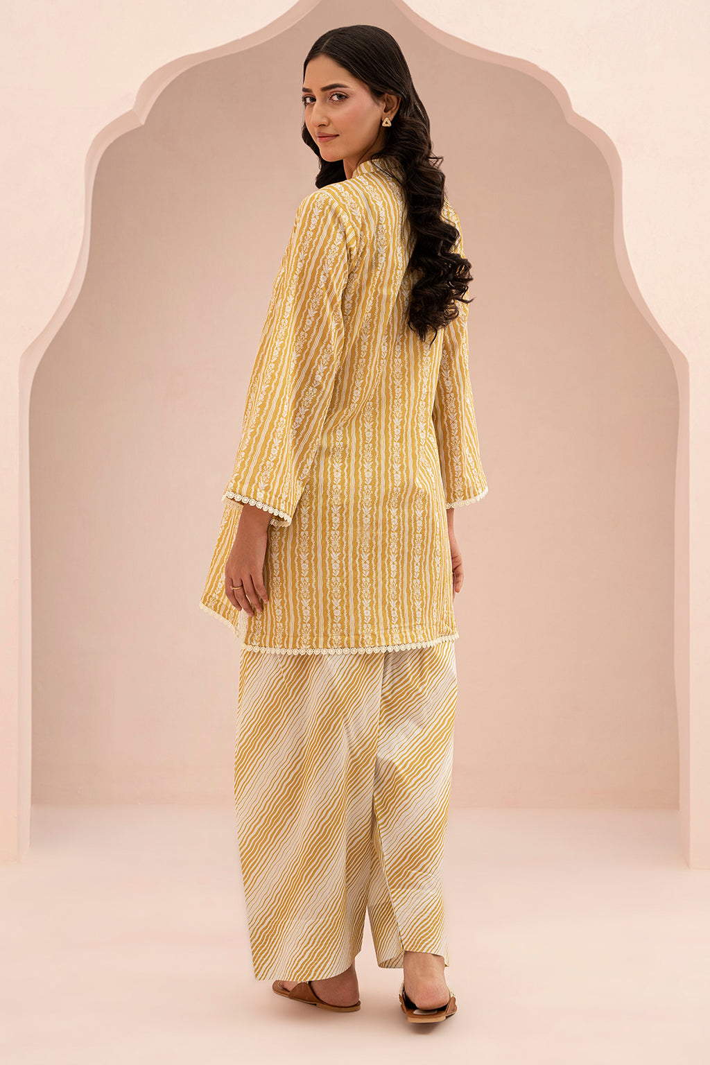 Embroidered Shirt Shalwar - 0551