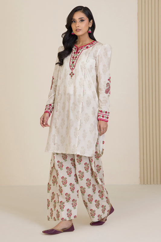 Embroidered Shirt Shalwar - 0555