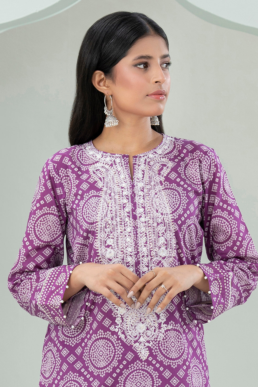 Embroidered Shirt Shalwar - 0559