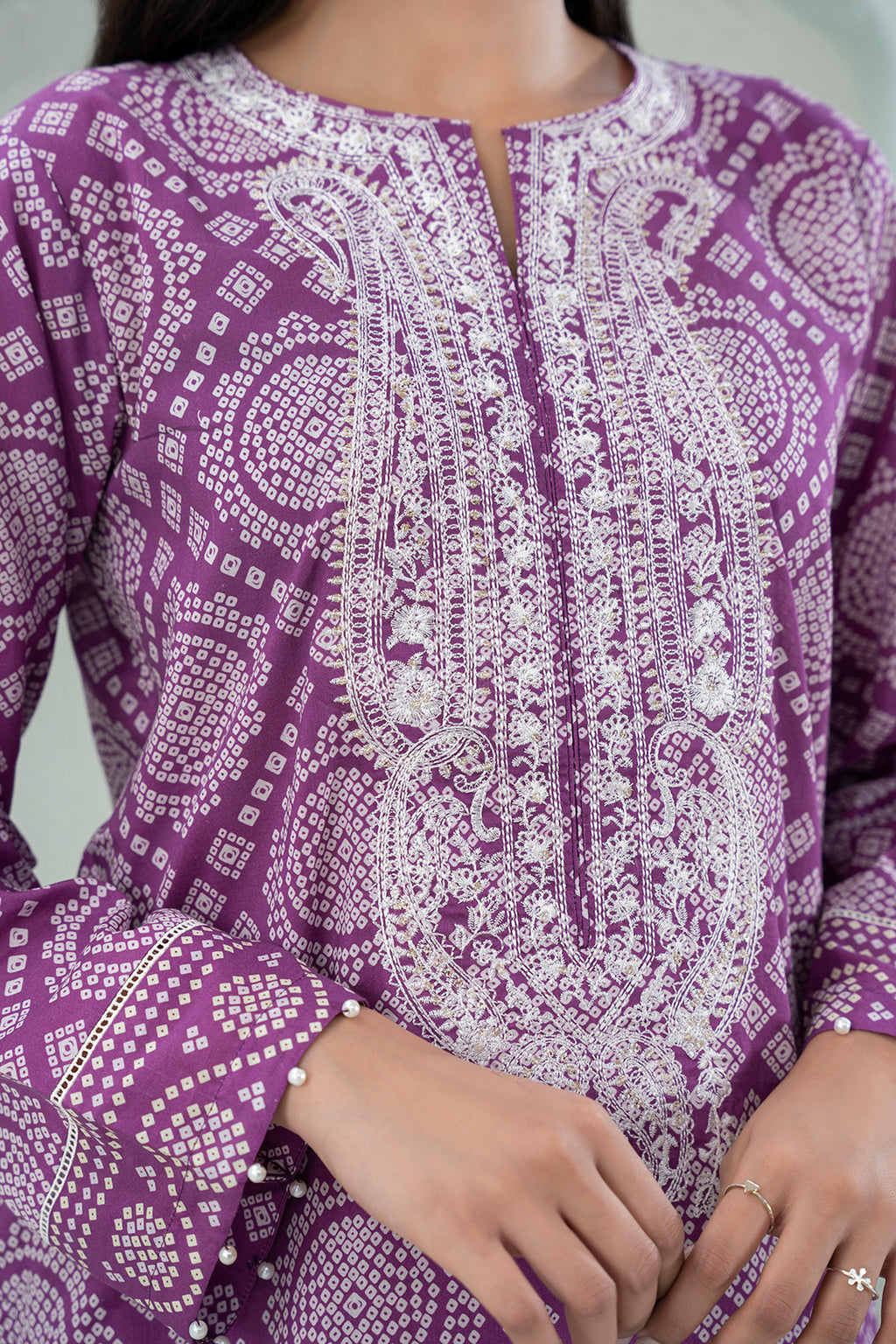 Embroidered Shirt Shalwar - 0559