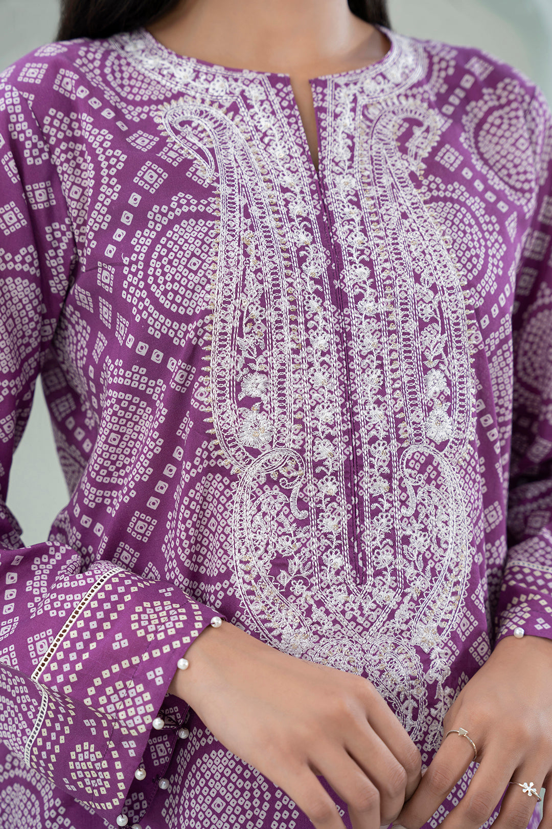 Embroidered Shirt Shalwar - 0559