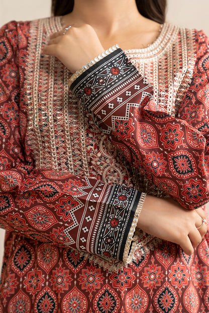 Embroidered Shirt Dupatta - 0560