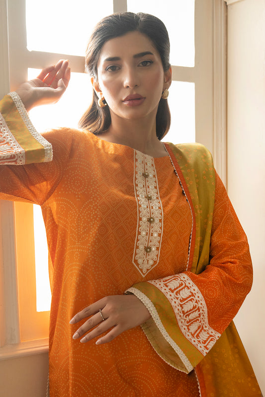 Embroidered Shirt Dupatta - 0561