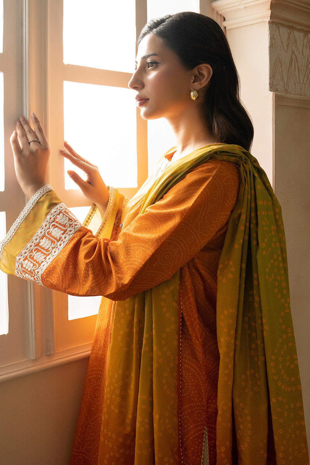 Embroidered Shirt Dupatta - 0561