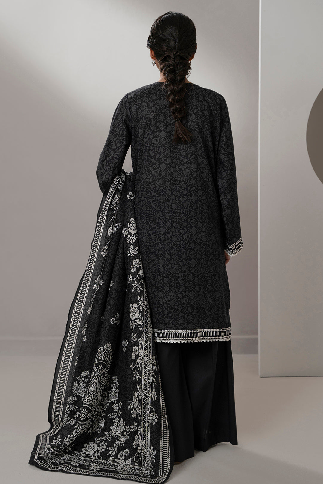 Embroidered Shirt Dupatta - 0562