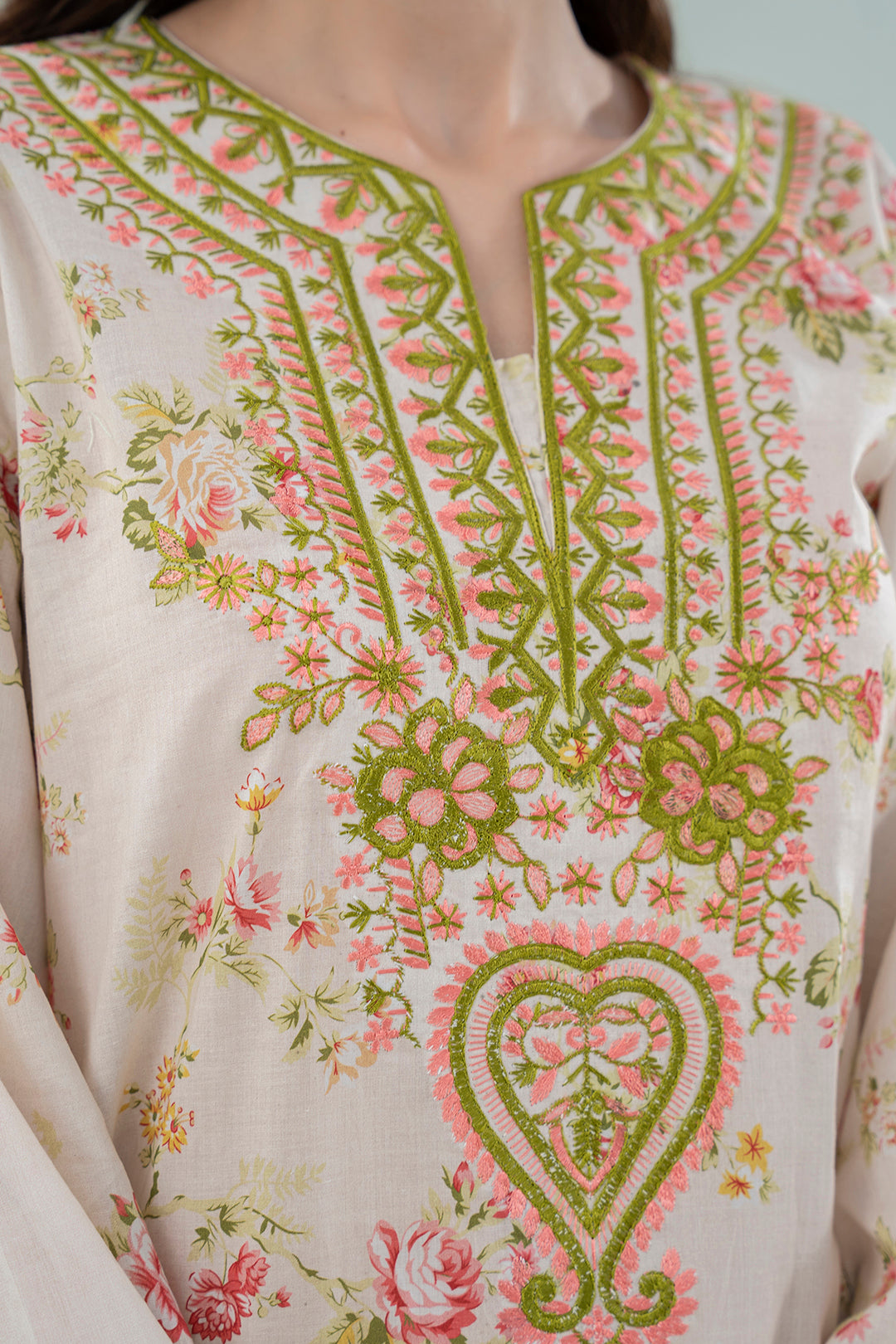 Embroidered Shirt Shalwar - 0637