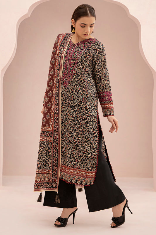 Embroidered Shirt Dupatta - 0642