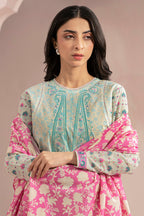 Embroidered Shirt Dupatta - 0643