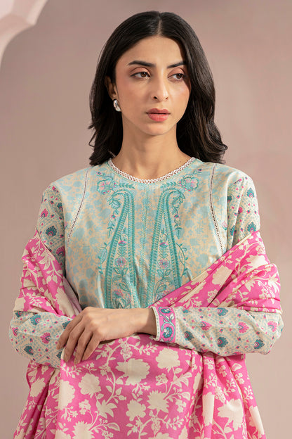 Embroidered Shirt Dupatta - 0643