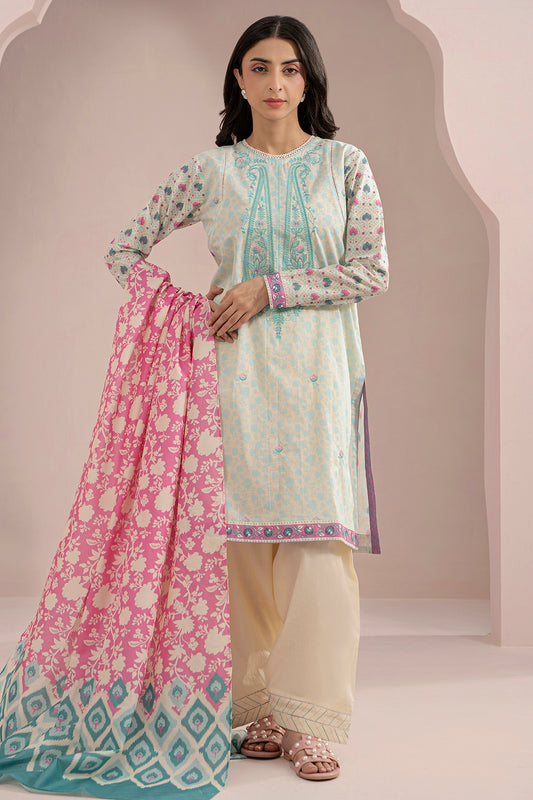 Embroidered Shirt Dupatta - 0643