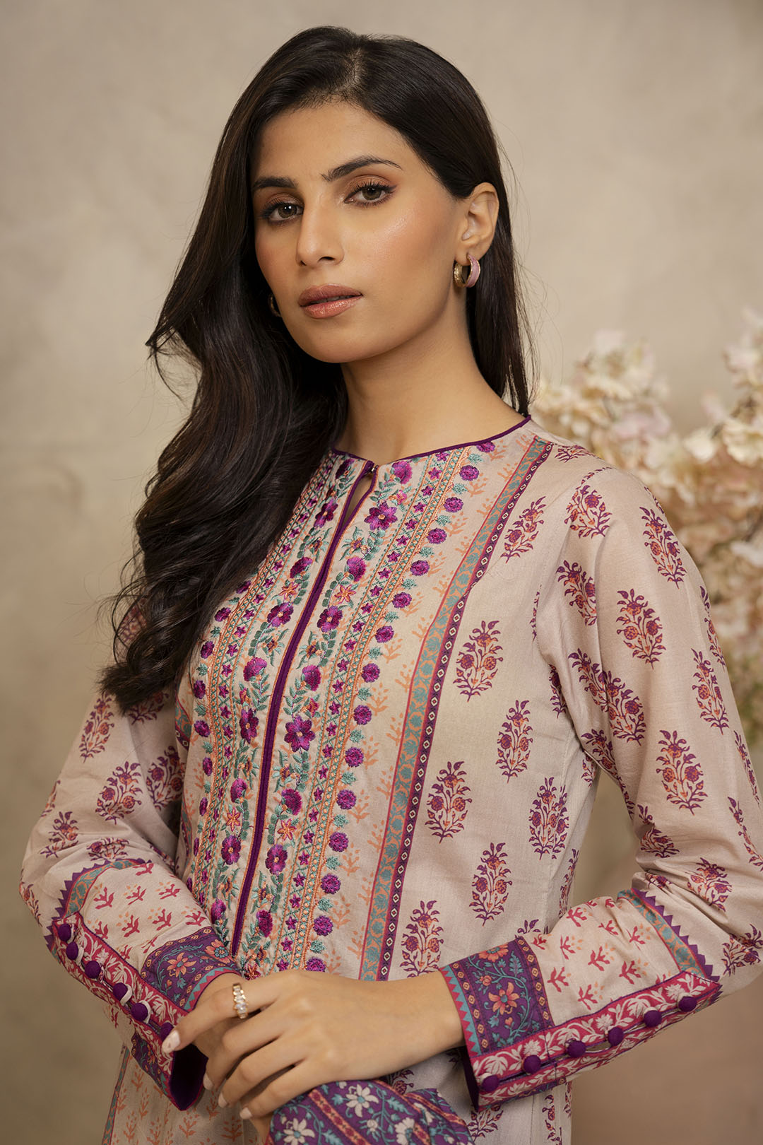 Embroidered Shirt Shalwar Dupatta - 0064
