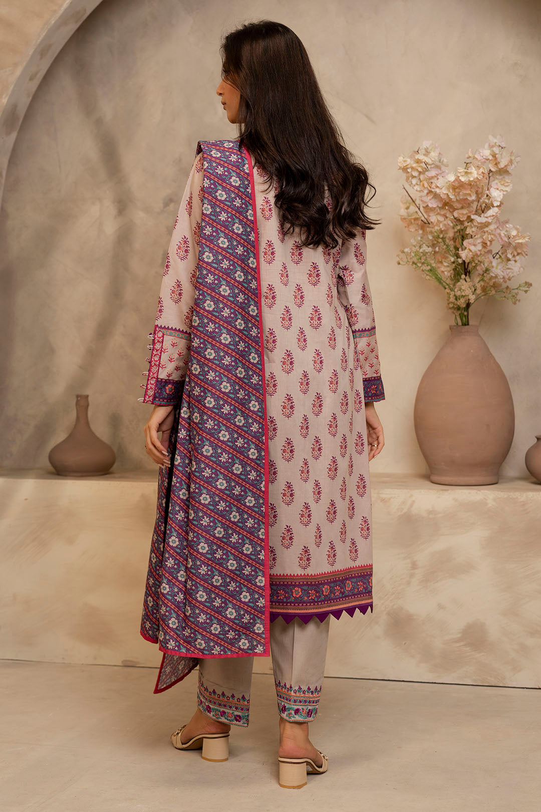 Embroidered Shirt Shalwar Dupatta - 0064