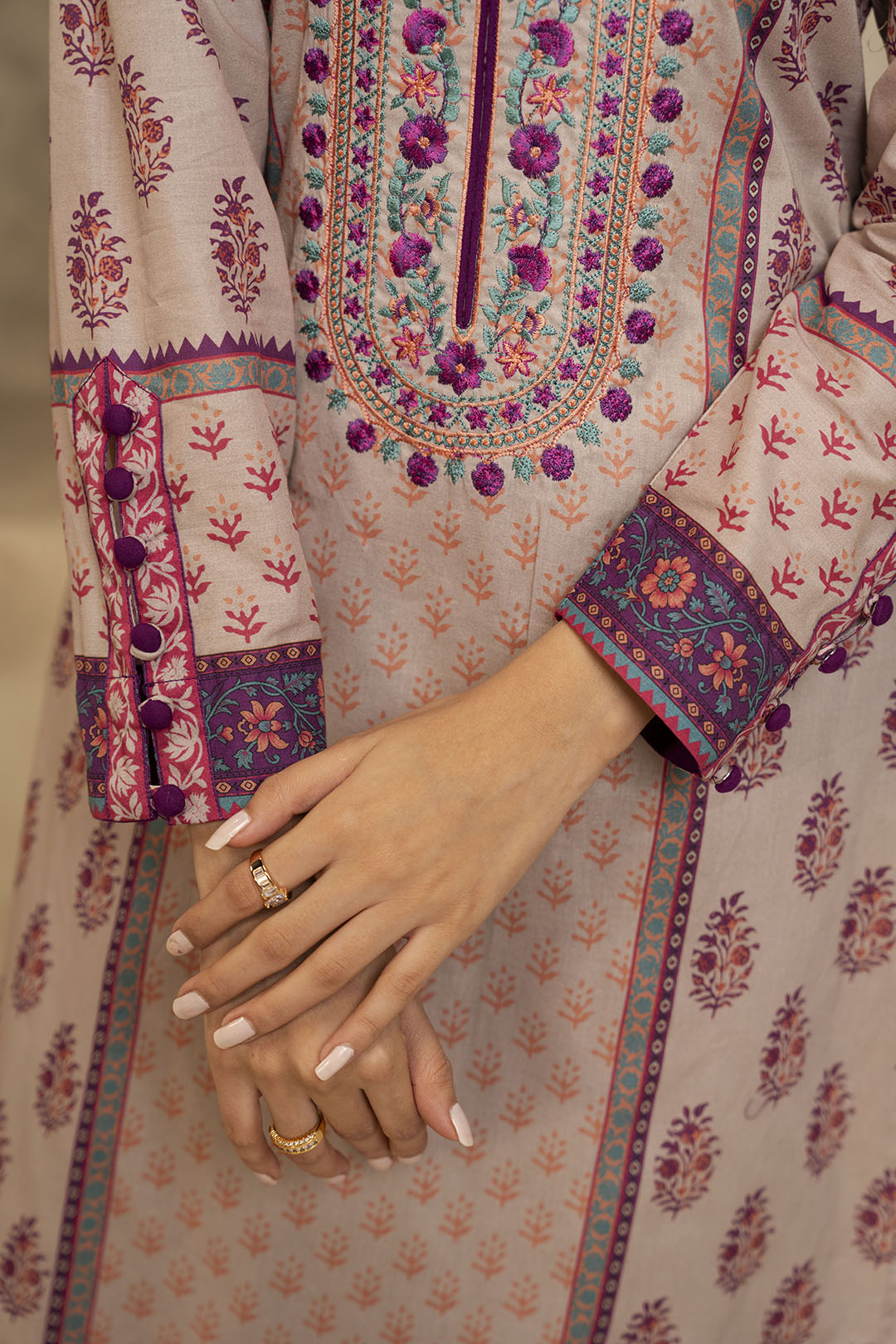 Embroidered Shirt Shalwar Dupatta - 0064