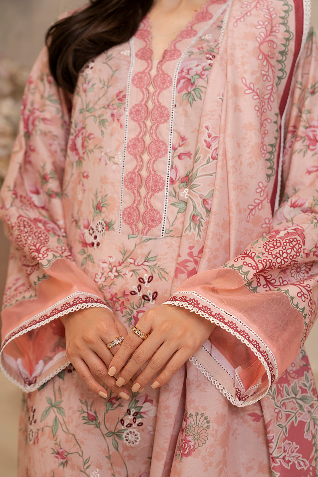 Embroidered Shirt Shalwar Dupatta - 0065