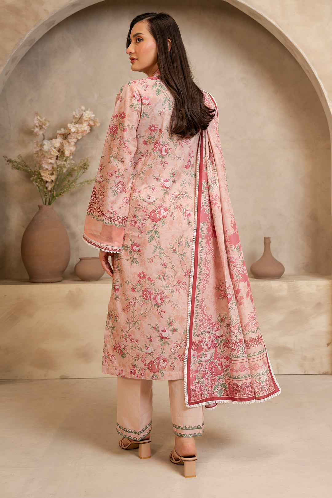 Embroidered Shirt Shalwar Dupatta - 0065