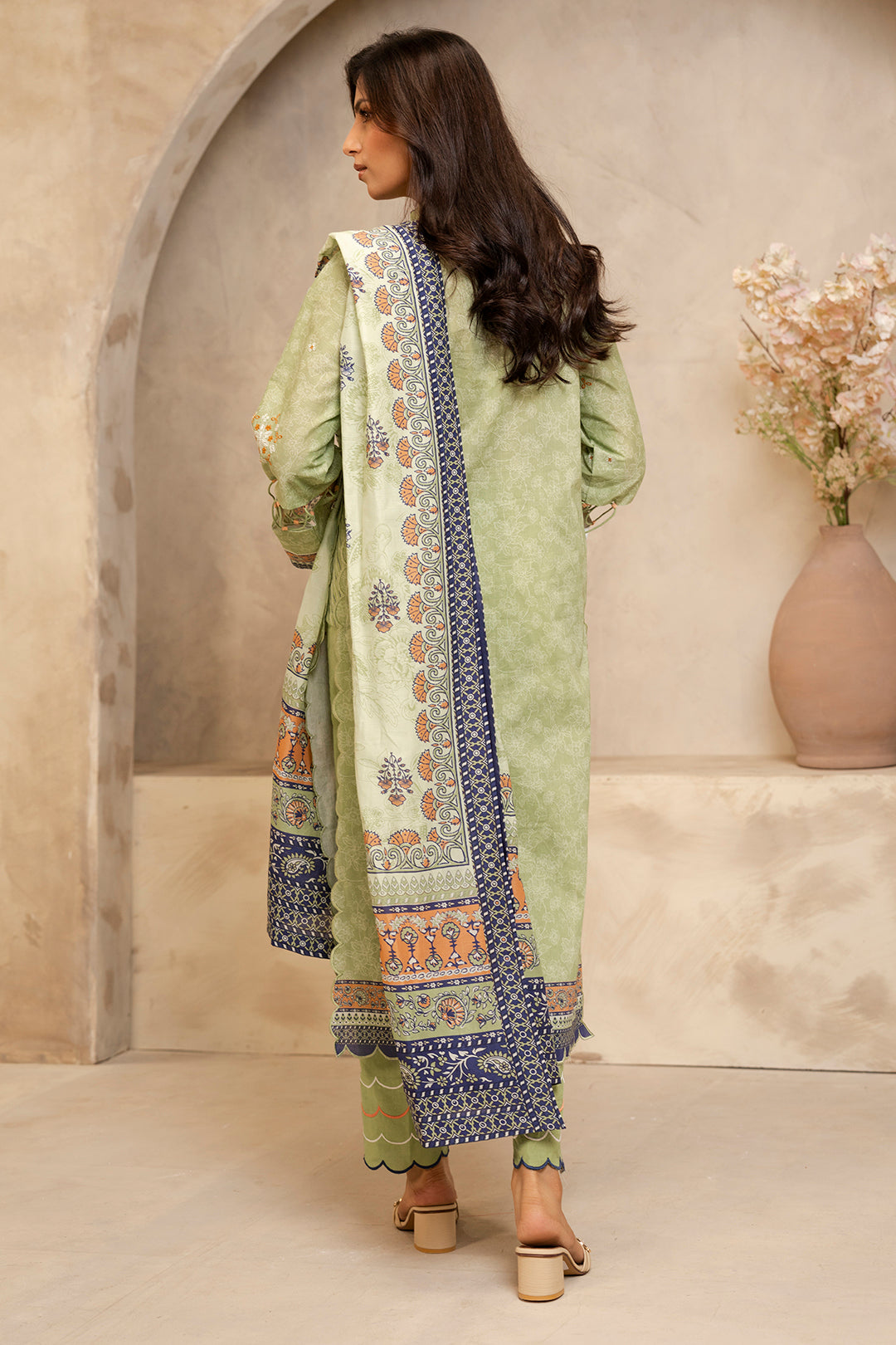 Embroidered Shirt Shalwar Dupatta - 0066