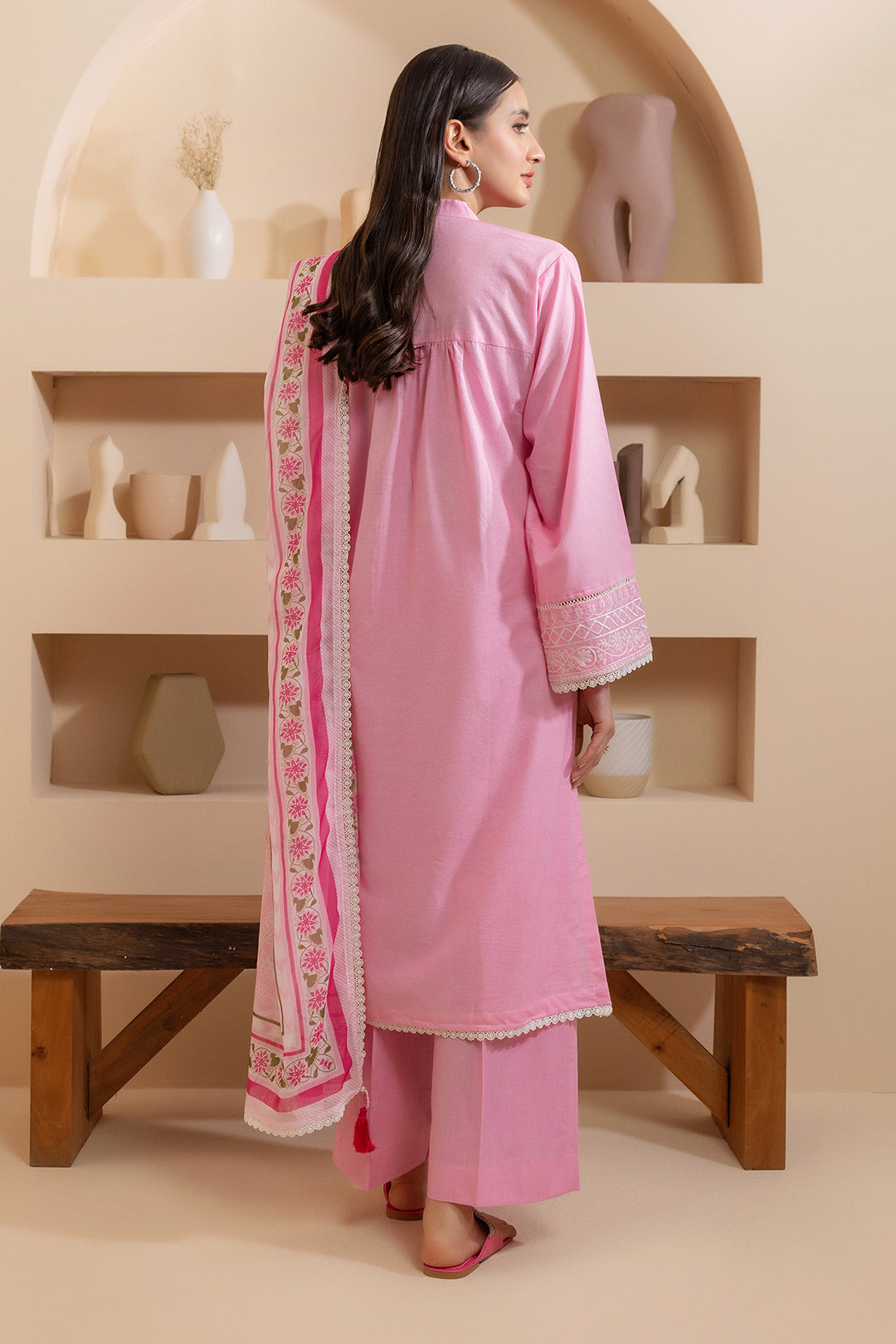 Embroidered Shirt Shalwar Dupatta - 0067