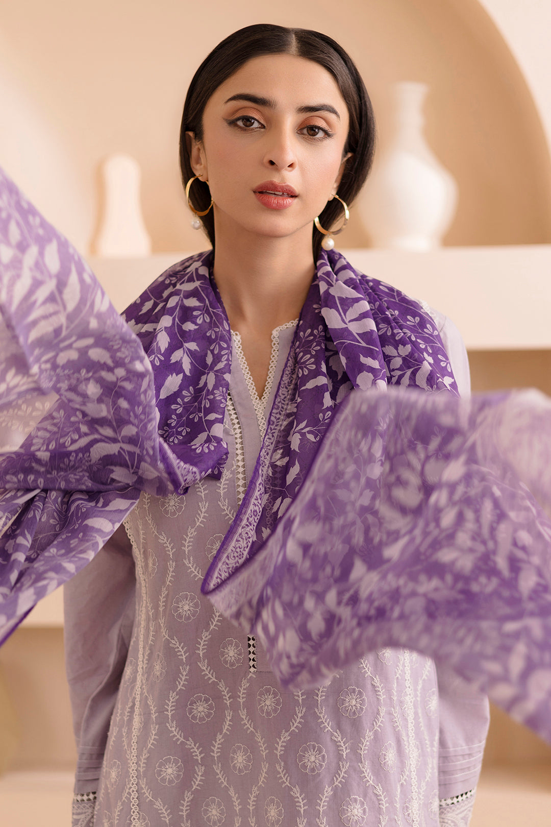 Embroidered Shirt Shalwar Dupatta - 0069