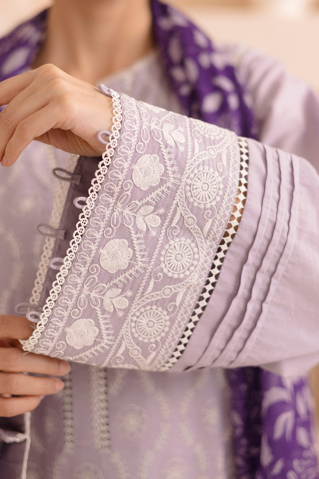 Embroidered Shirt Shalwar Dupatta - 0069