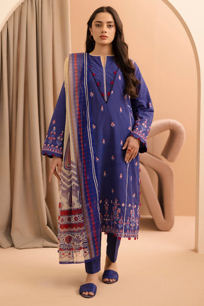 Embroidered Shirt Shalwar Dupatta - 0070