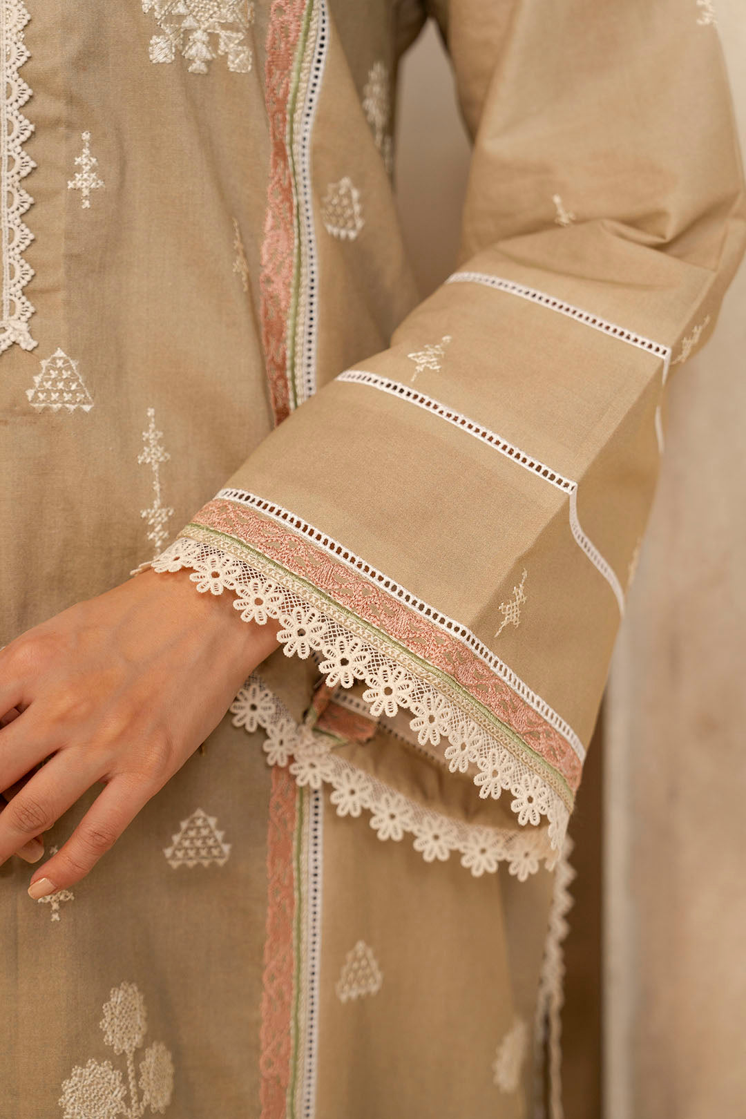 Embroidered Shirt Shalwar Dupatta - 0072