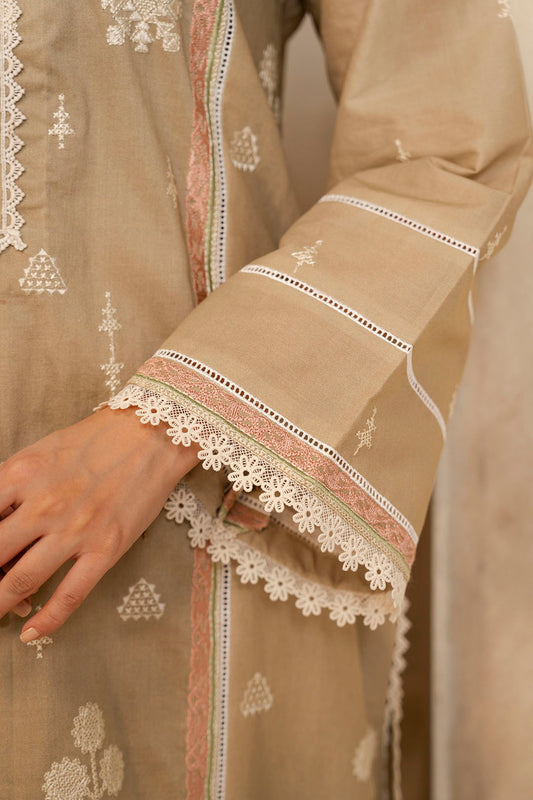 Embroidered Shirt Shalwar Dupatta - 0072